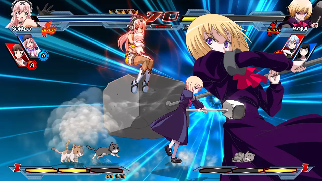 Nitro + 爆裂：女主角大乱斗-Nitroplus Blasterz: Heroines Infinite Duel-游戏截图-好玩游戏库