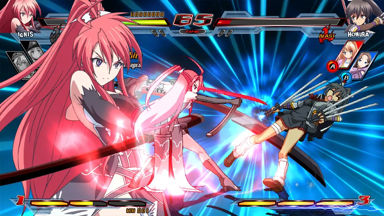 Nitro + 爆裂：女主角大乱斗-Nitroplus Blasterz: Heroines Infinite Duel-游戏截图-好玩游戏库