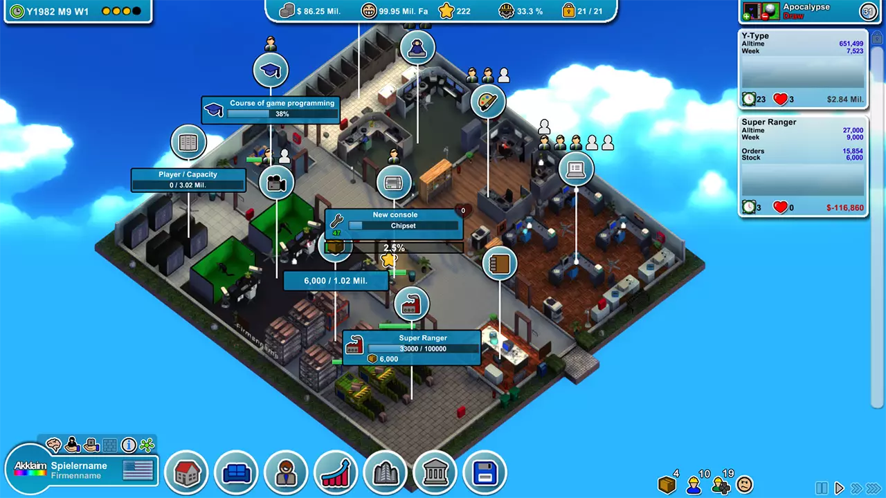疯狂游戏大亨-Mad Games Tycoon-游戏截图-好玩游戏库