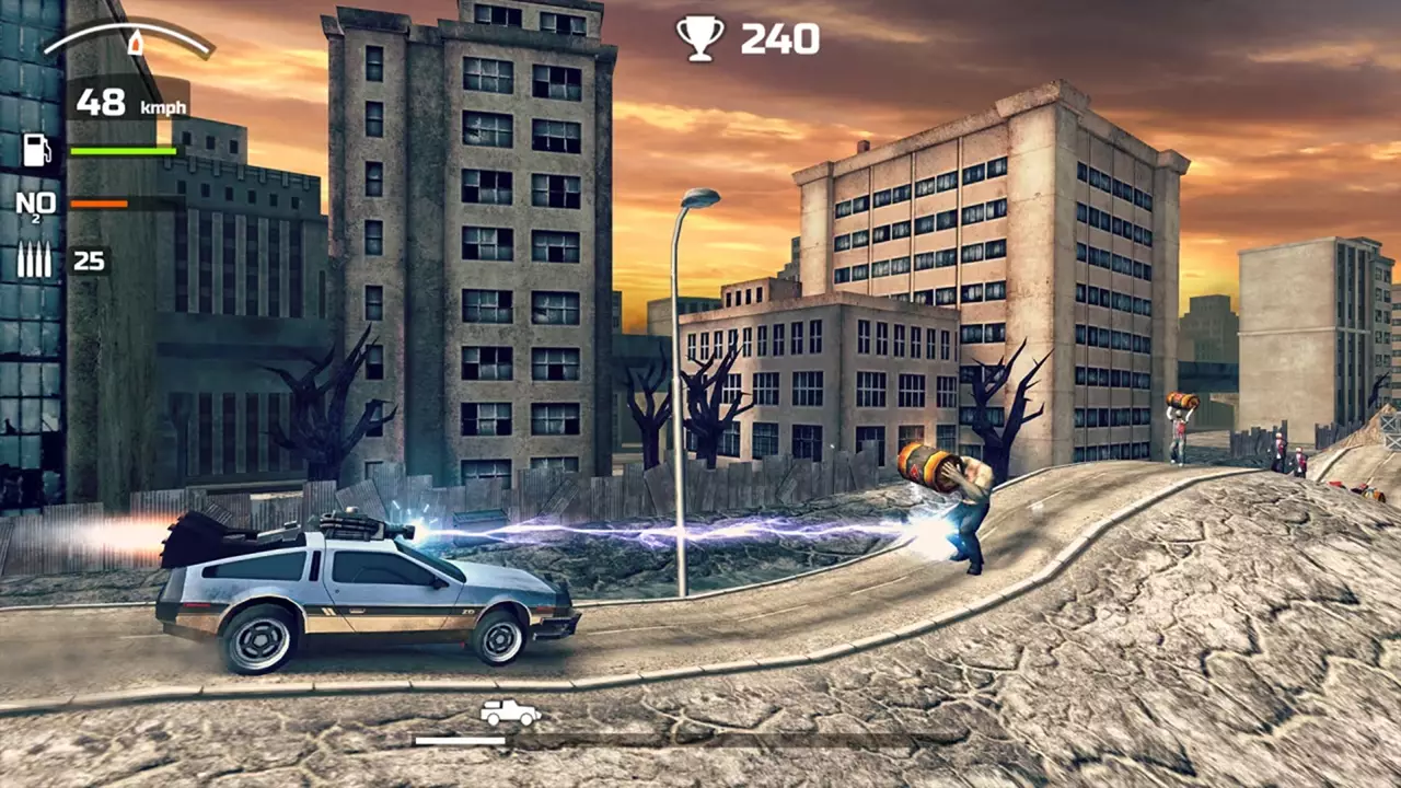 僵尸碾压大赛 2-Zombie Derby 2-游戏截图-好玩游戏库