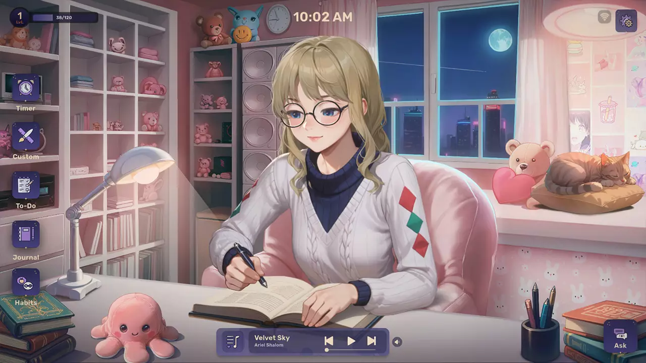 Lo-Fi女孩：AI助手-Lo-Fi Girl AI Assistant-游戏截图-好玩游戏库