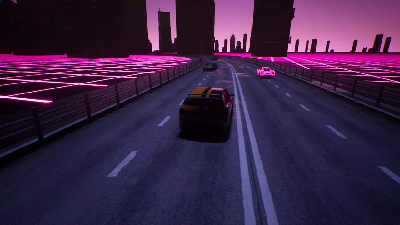 合成波狂飙-Synthwave Burnout-游戏截图-好玩游戏库