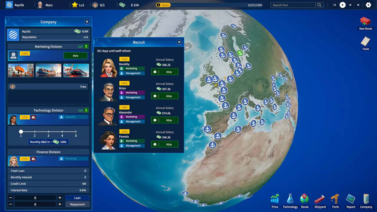 海运大亨-Global Magnates: Shipping Tycoon-游戏截图-好玩游戏库