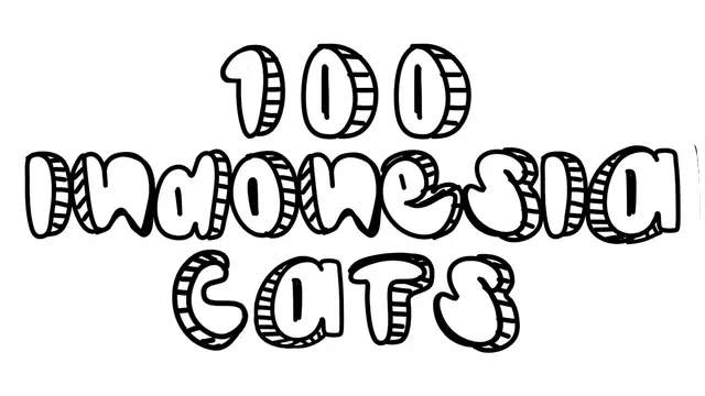 100 只印尼猫 | 100 Indonesia Cats LOGO
