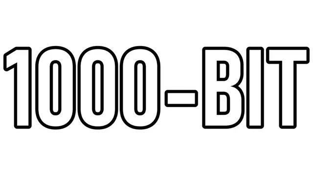 千比特：二进制秘域 | 1000-BIT LOGO
