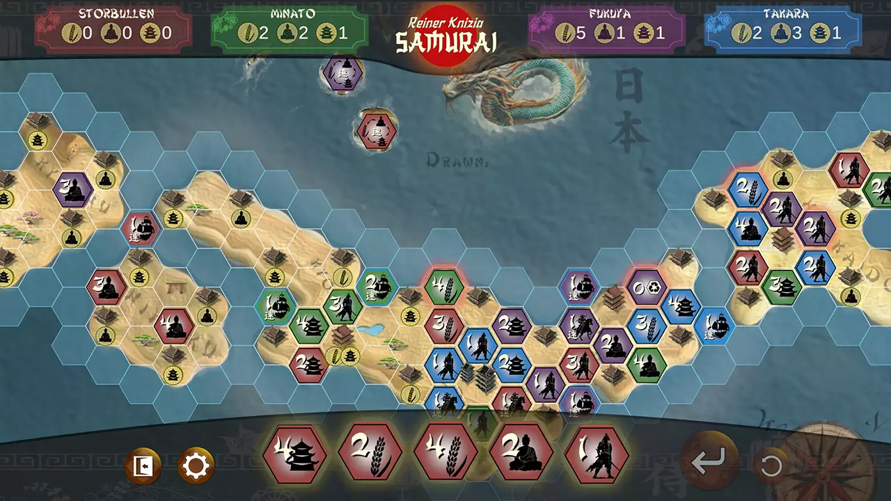 Knizia大师之武士-Samurai by Reiner Knizia-游戏截图-好玩游戏库