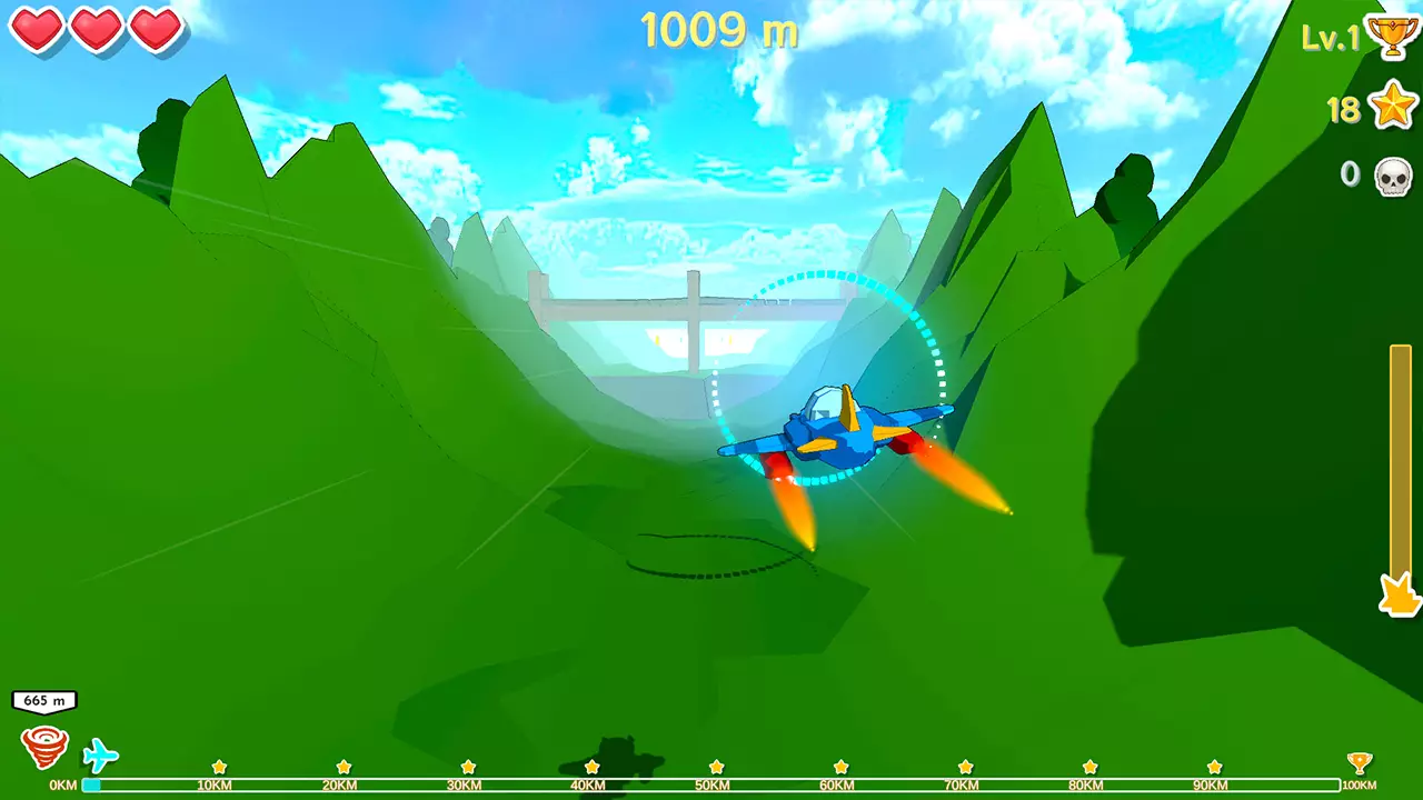 天际追逐者-Fly Over! 100KM! Mountains!-游戏截图-好玩游戏库