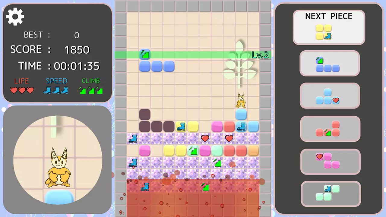 攀爬吧！喵鲁玛-Climb! NYARUMA Action Puzzle-游戏截图-好玩游戏库