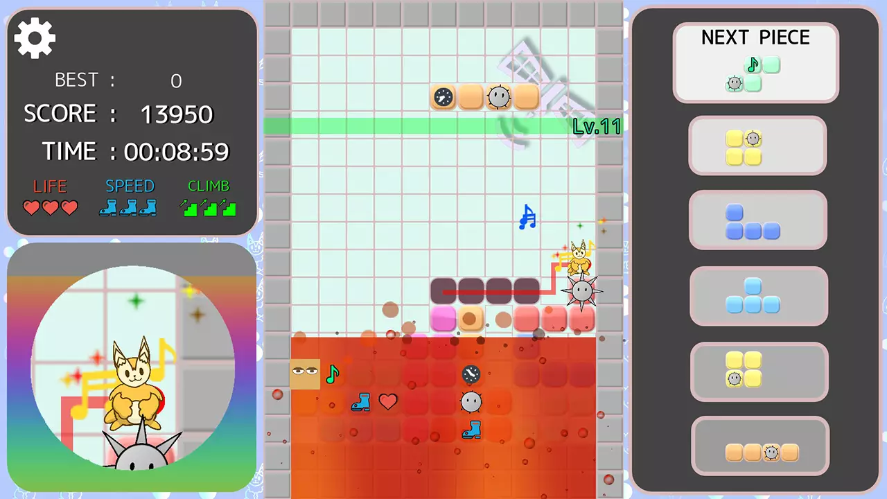 攀爬吧！喵鲁玛-Climb! NYARUMA Action Puzzle-游戏截图-好玩游戏库