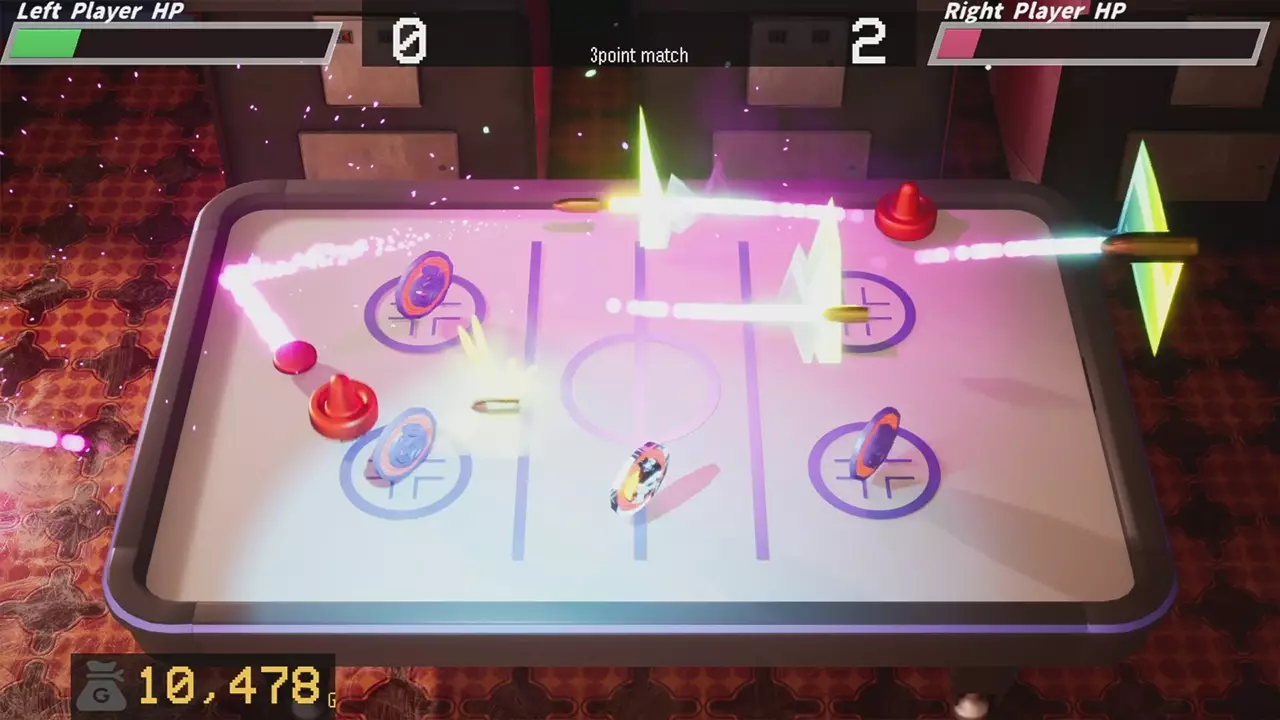 炫金冰球：财富对决-Get Rich with Air Hockey! — Earn more coins with each hit. —-游戏截图-好玩游戏库
