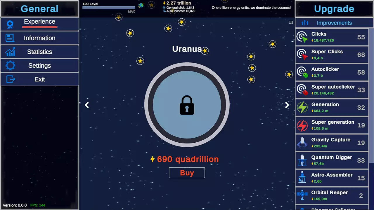 宇宙能量大亨-Clicker Astro Planet-游戏截图-好玩游戏库