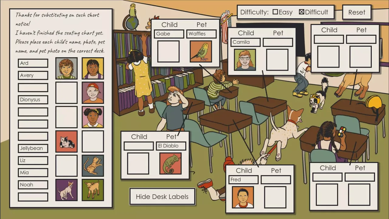 -Deductopia Chapter 1: Bring Your Pet to School Day-游戏截图-好玩游戏库