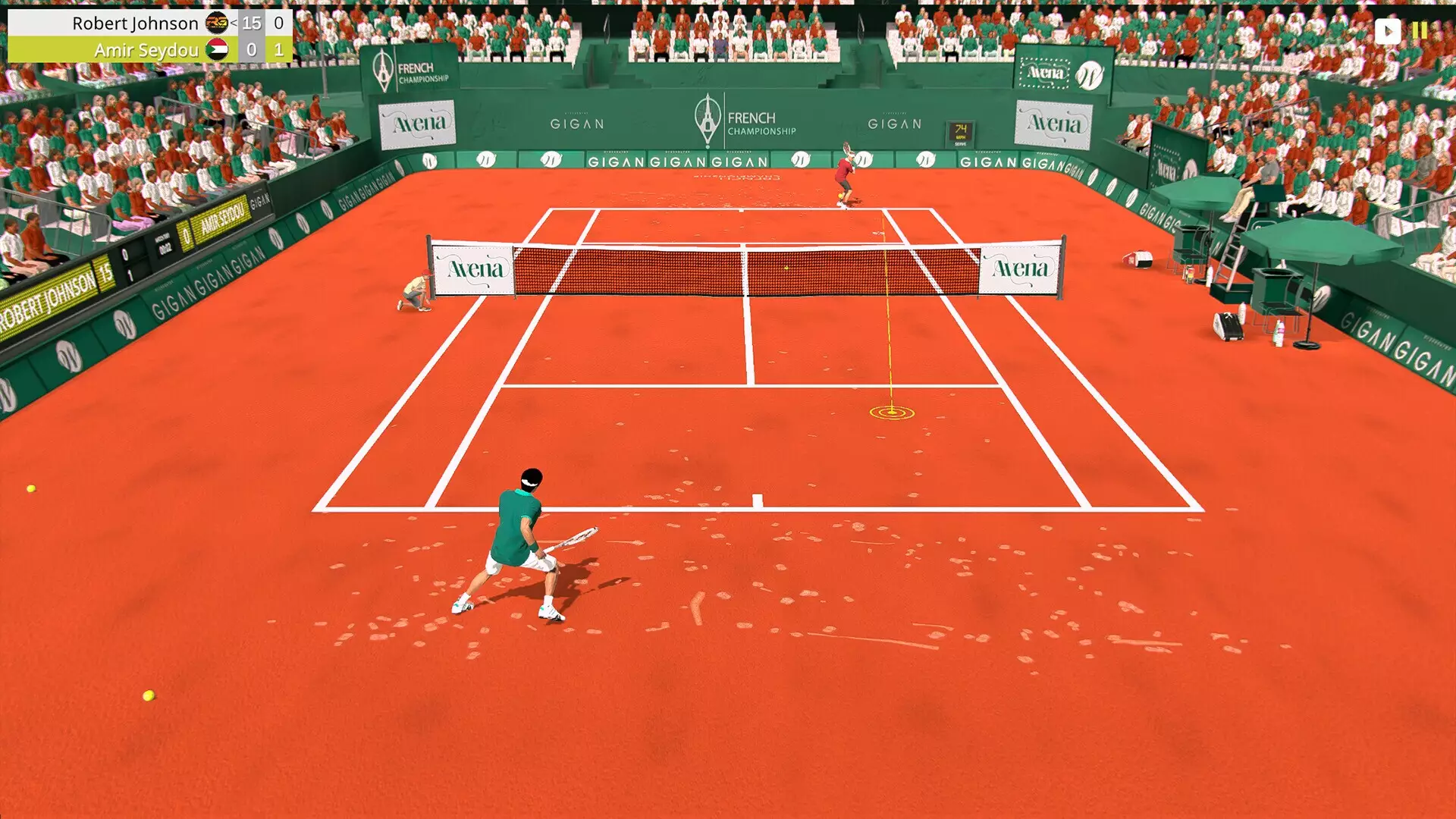 -Cross Court Tennis 3-游戏截图-好玩游戏库