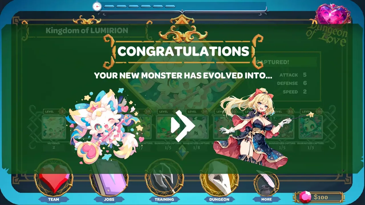 -DUNGEON OF LOVE: Catch Monsters-游戏截图-好玩游戏库