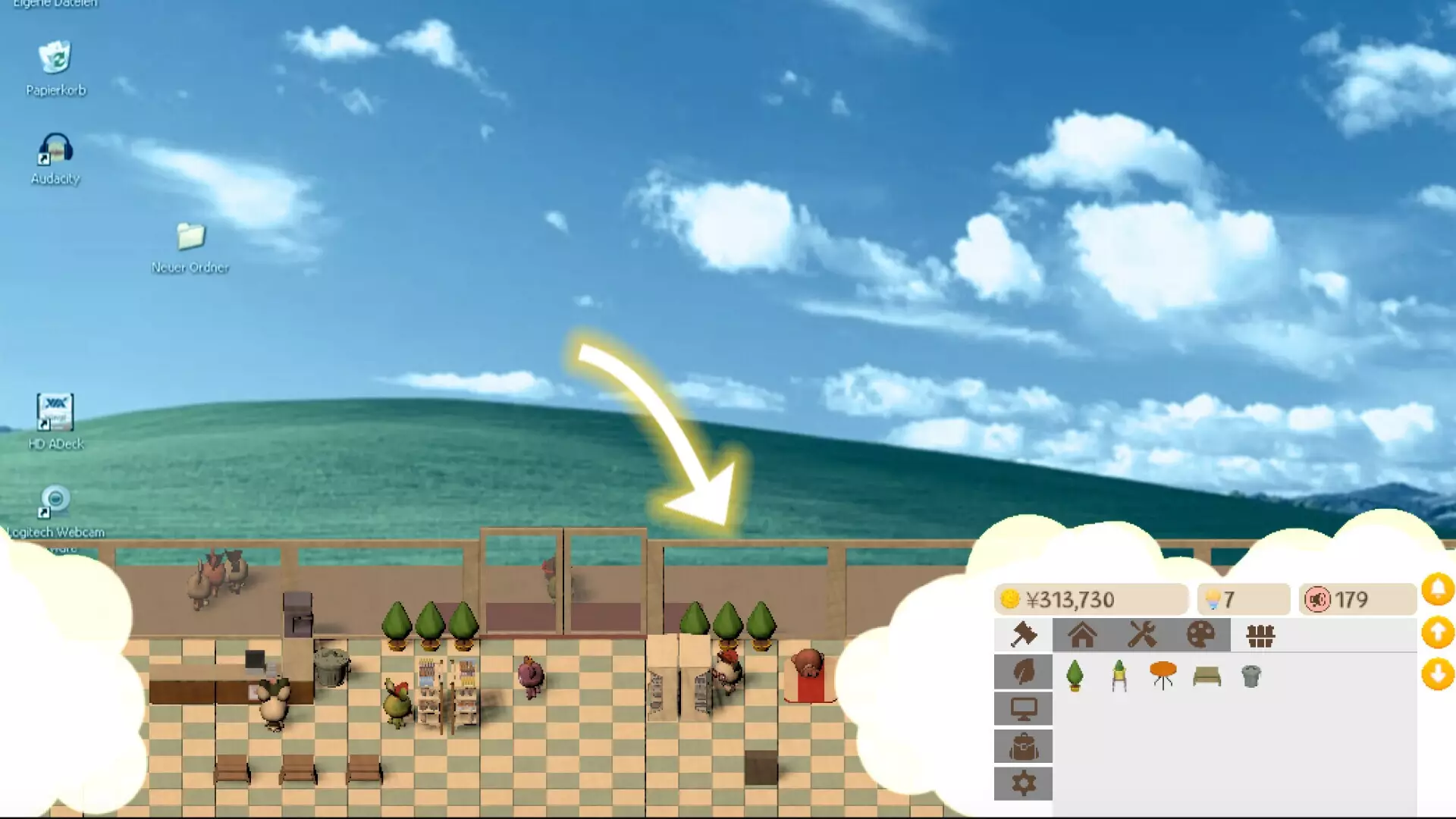 Cozy Desktop Konbini