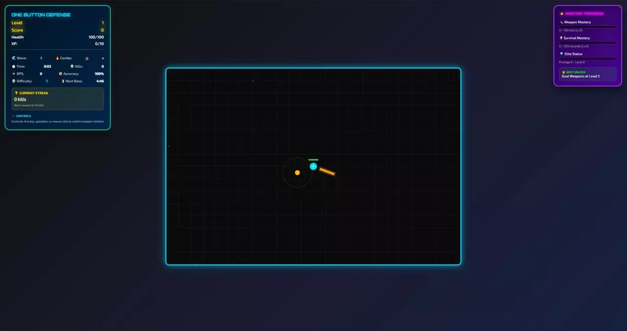-One Button Defense-游戏截图-好玩游戏库