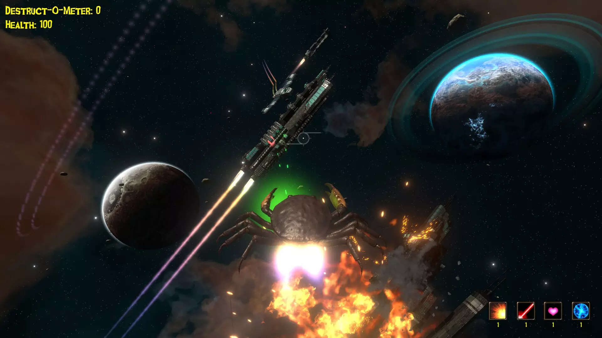 -The Giant Crab in Space-游戏截图-好玩游戏库