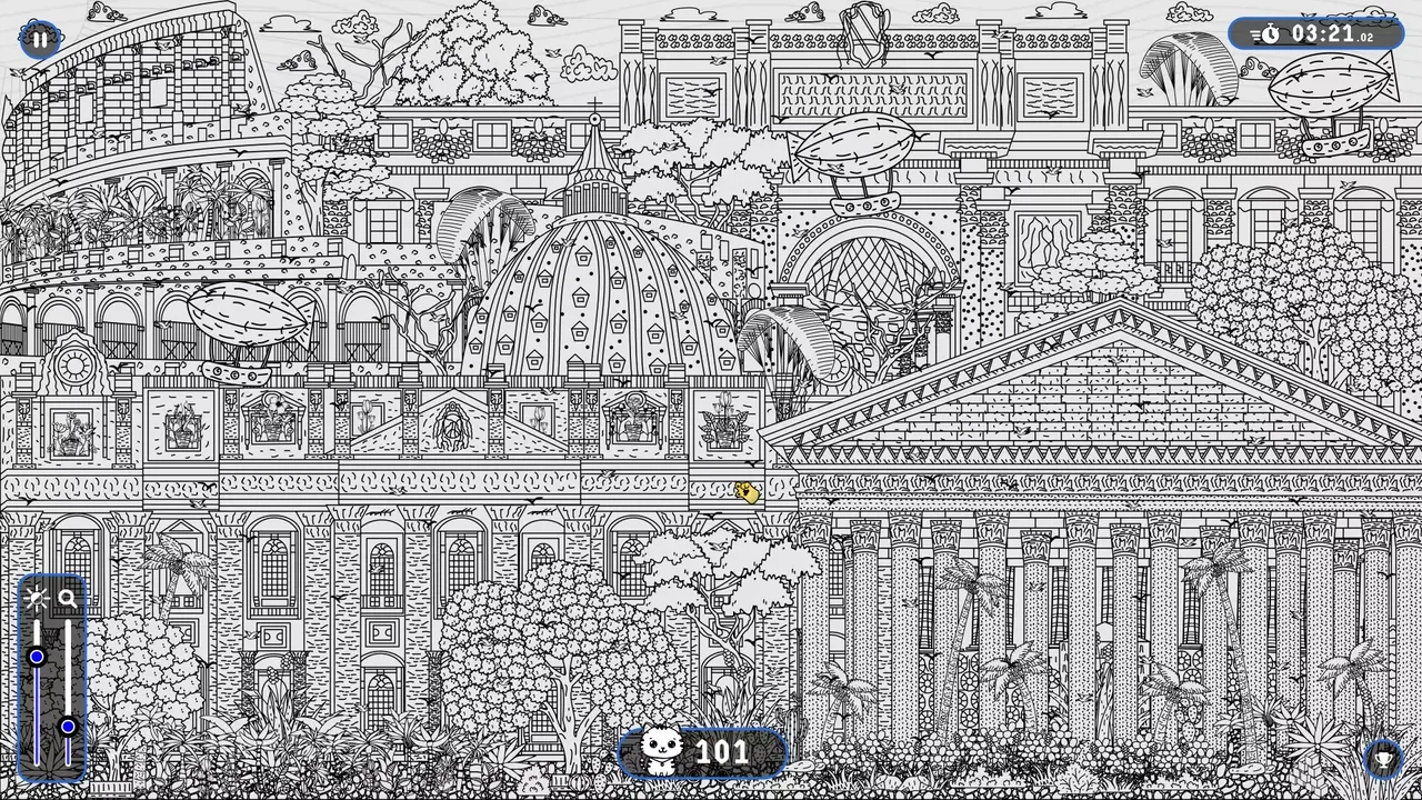 -101 Cats Hidden in Rome-游戏截图-好玩游戏库