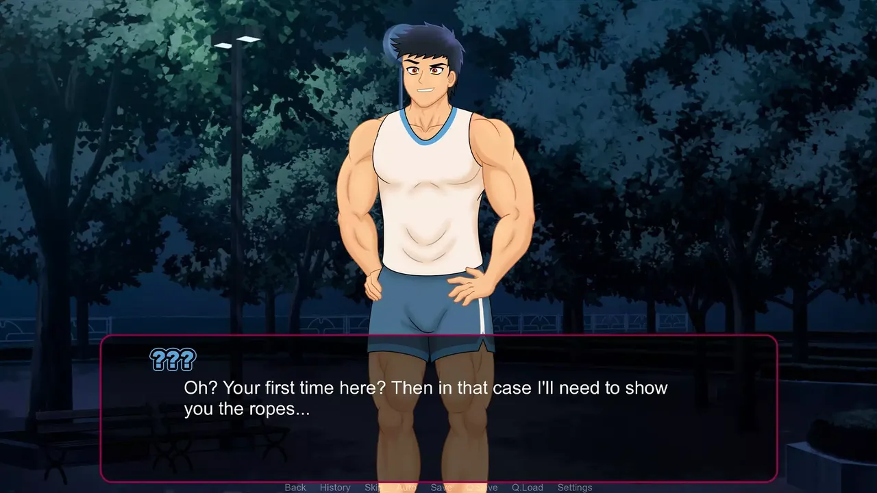 -Meeting a Hunk in the Park-游戏截图-好玩游戏库
