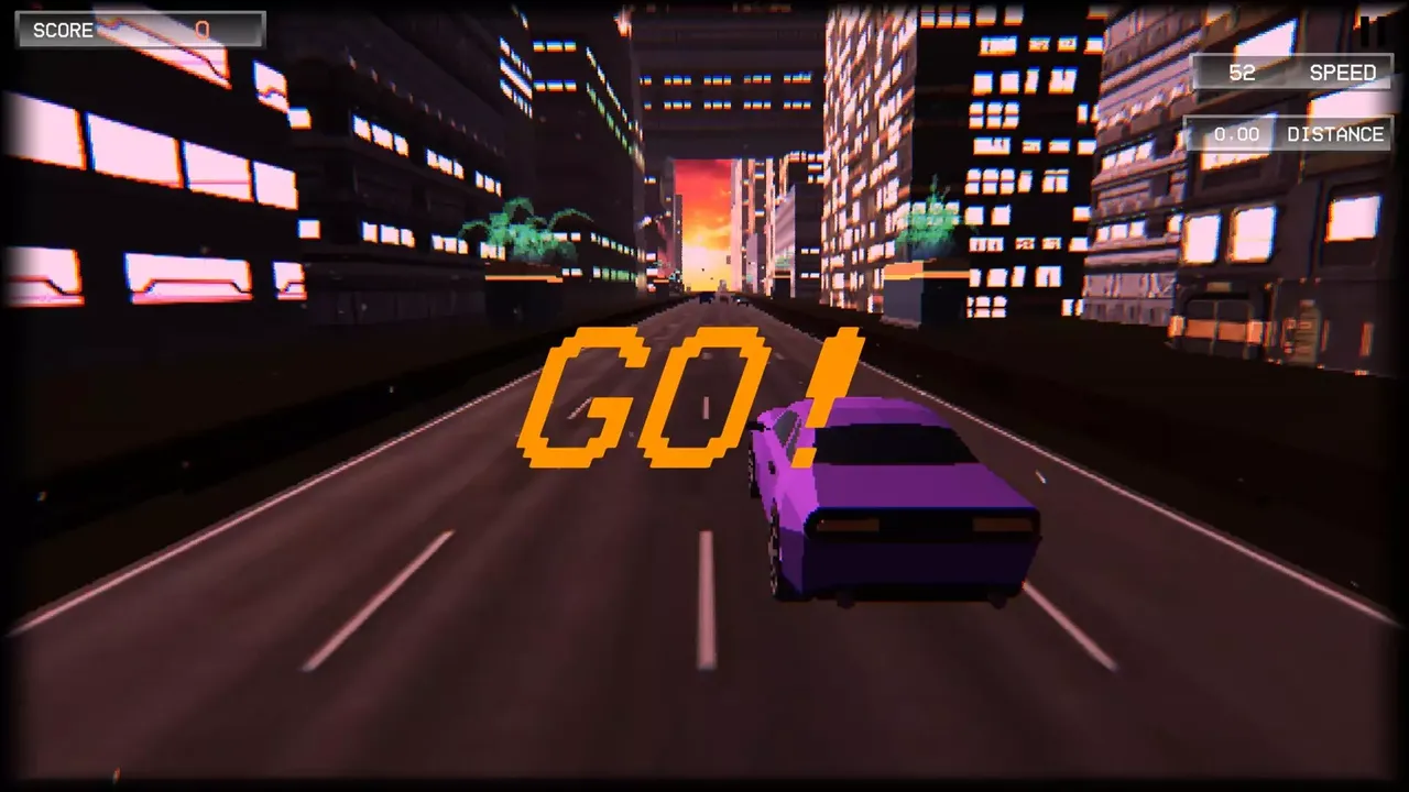 -Drift Highway: Retro Console Edition-游戏截图-好玩游戏库