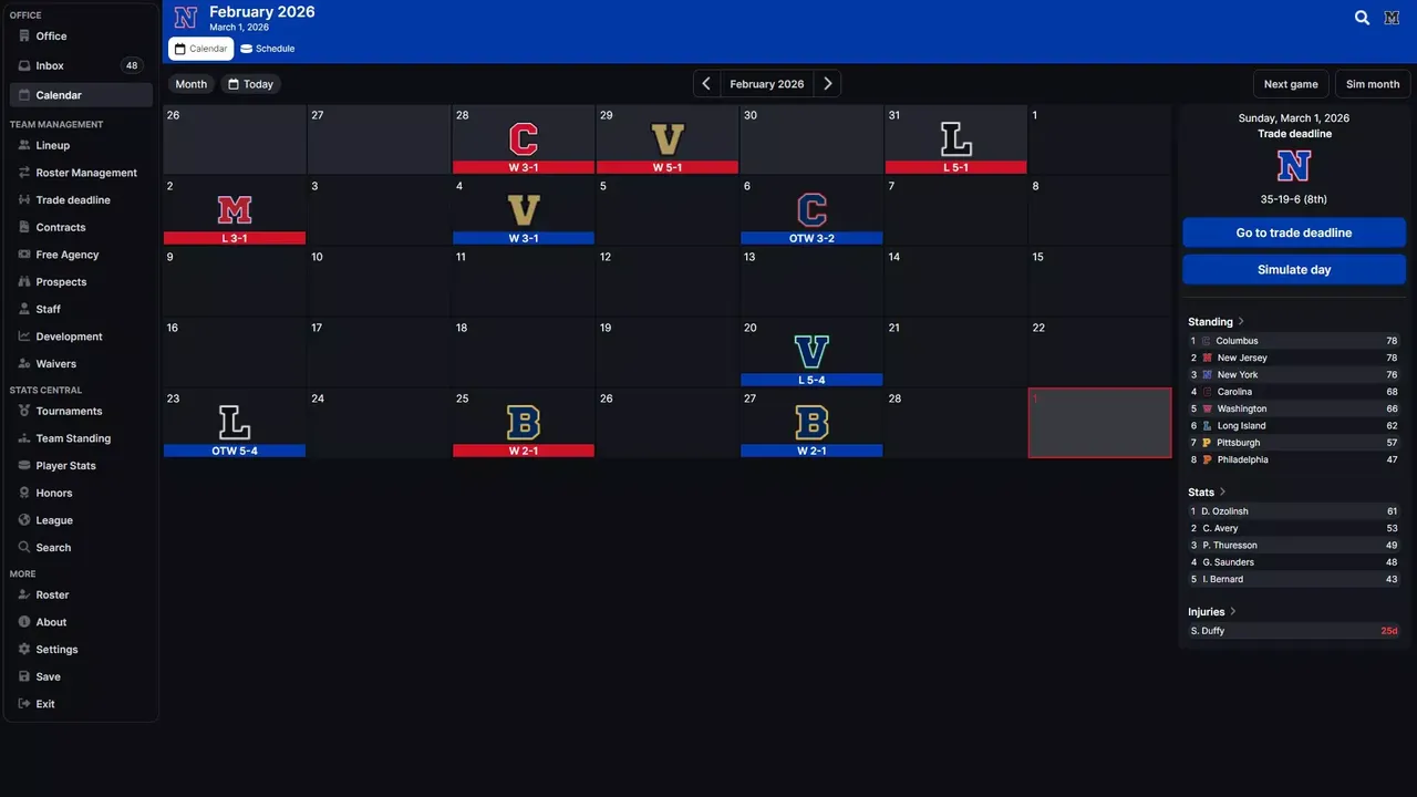 -Hockey Legacy Manager 26-游戏截图-好玩游戏库