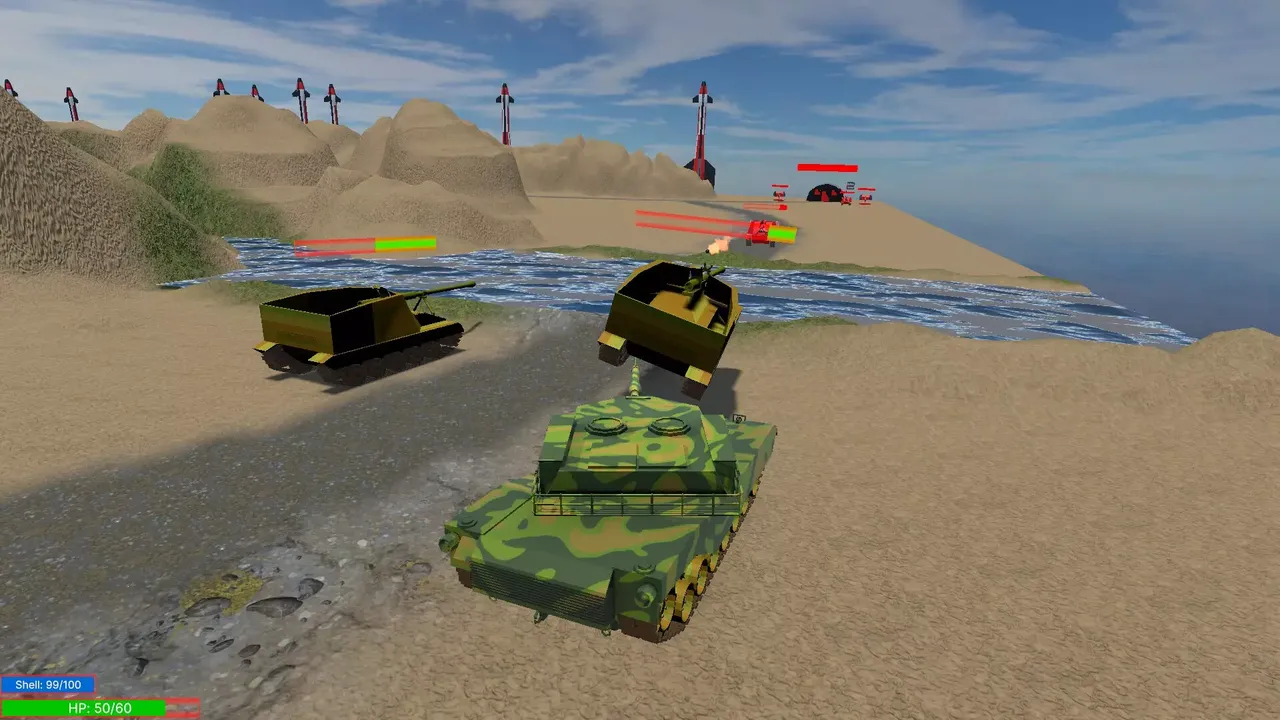 钢铁前线：坦克突击-KS Tank War-游戏截图-好玩游戏库