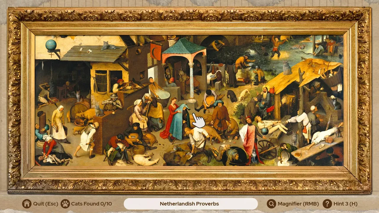 -Cats of Mona Lisa - A hidden object game-游戏截图-好玩游戏库