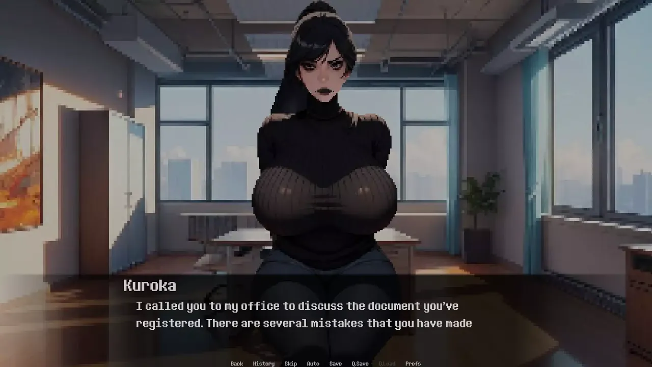 Yandere Goth Boss: Valentine’s Day