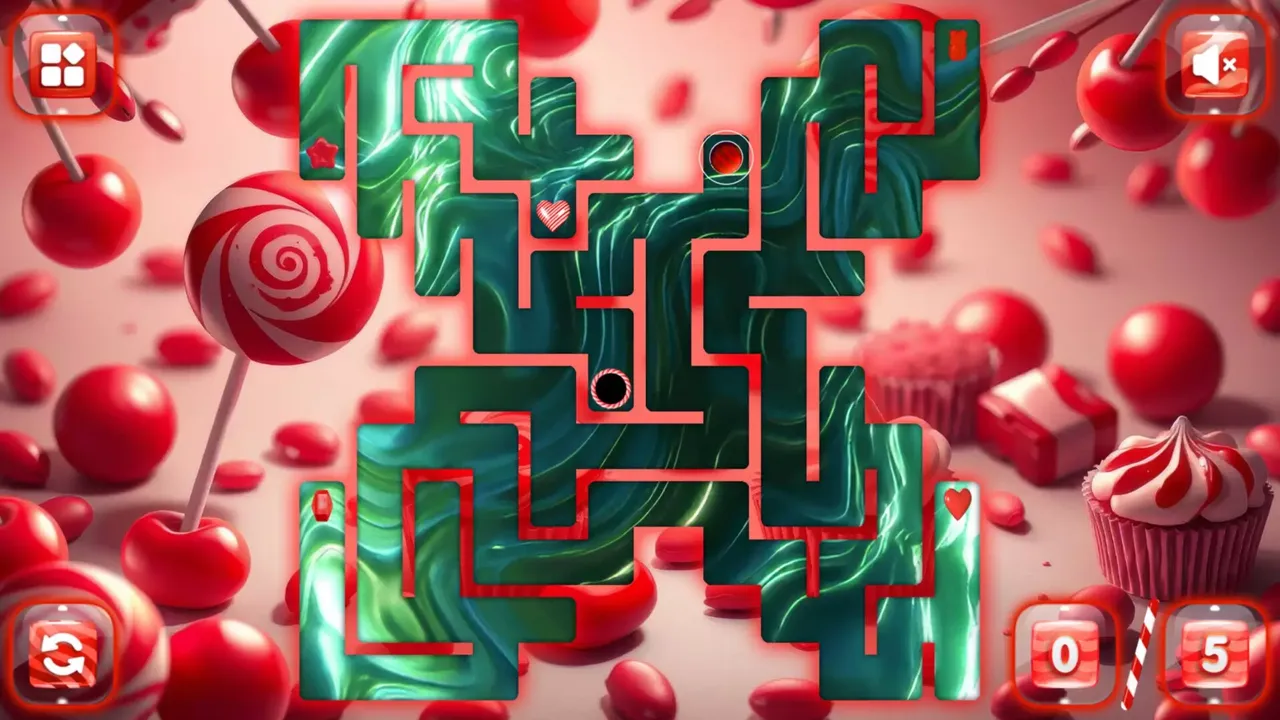 -Sweetie Candy Maze: Red Cherry-游戏截图-好玩游戏库