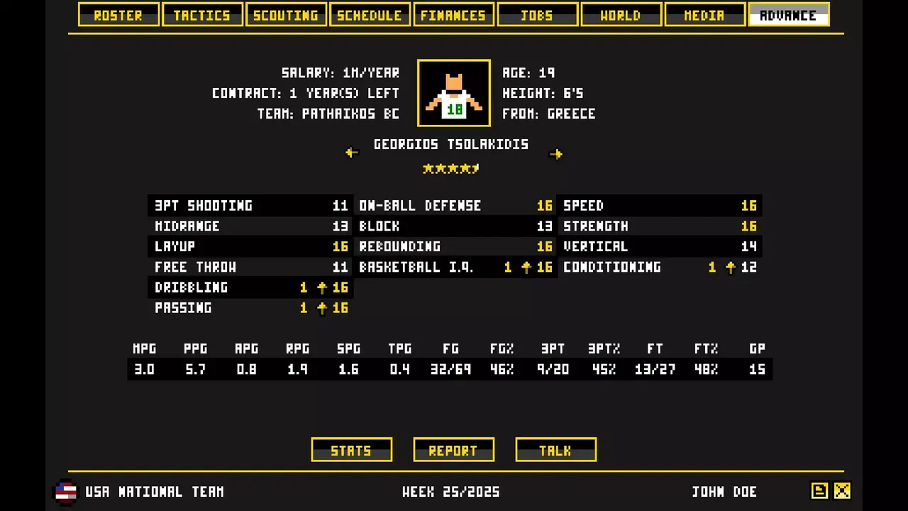 -Retro Basketball Manager-游戏截图-好玩游戏库