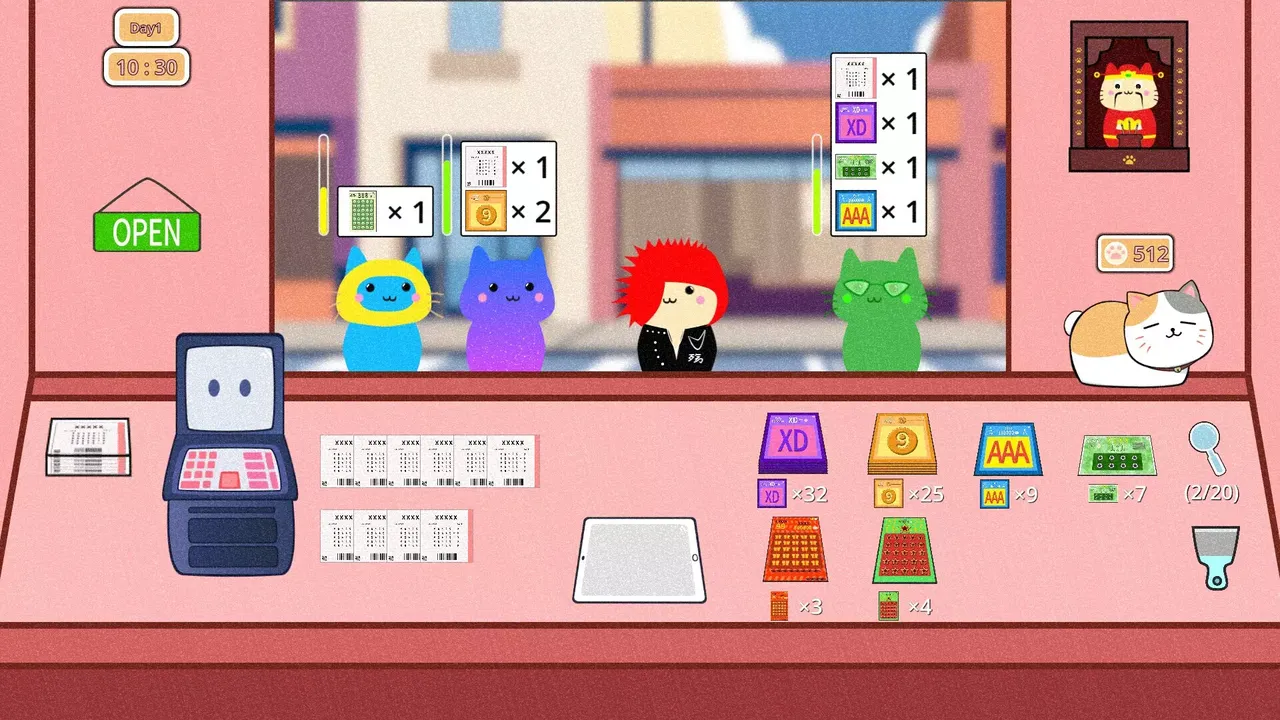 -Cat Lottery Shop-游戏截图-好玩游戏库