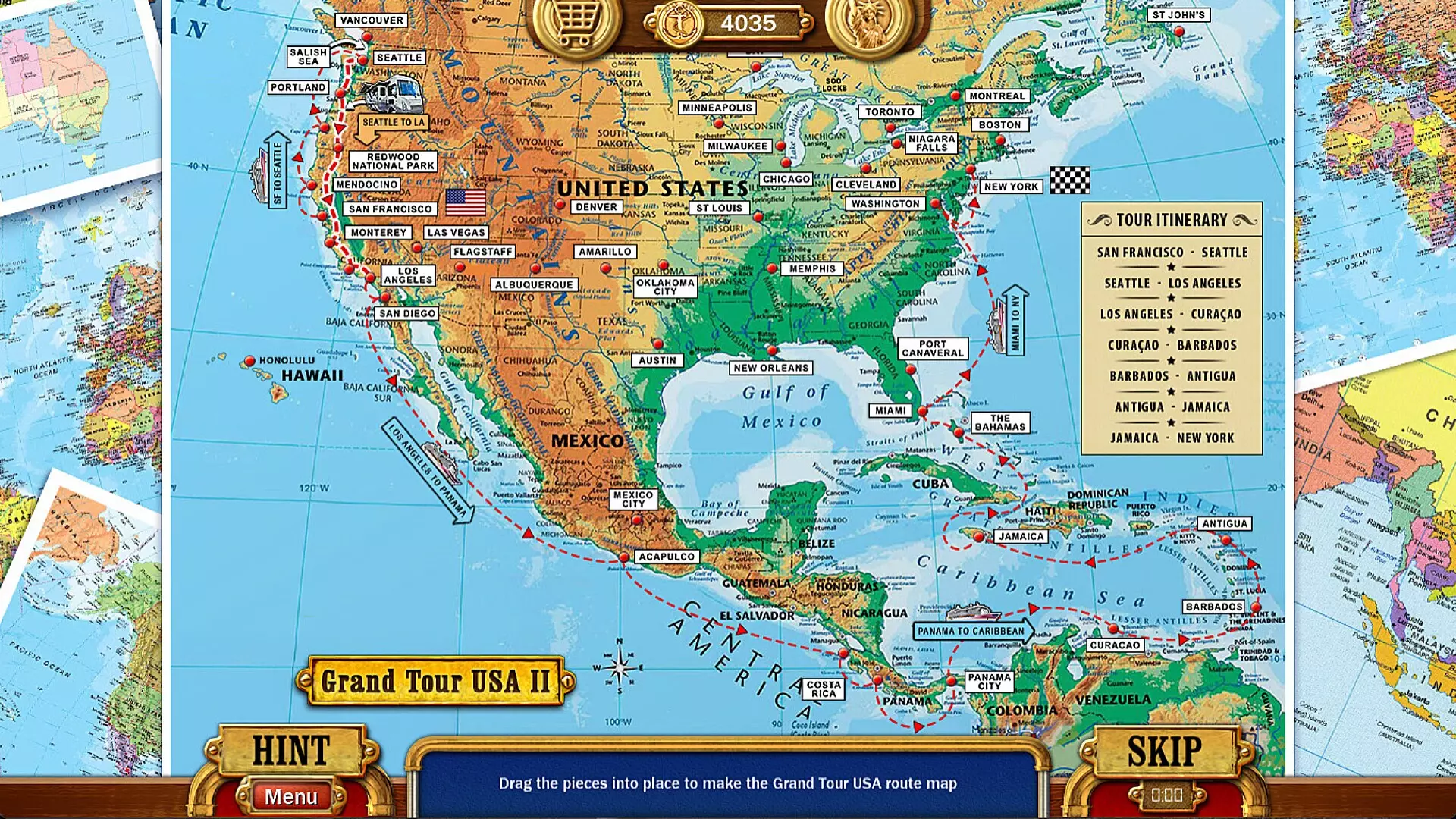 -Vacation Adventures: Cruise Director 9 Grand Tour USA 2 Collector's Edition-游戏截图-好玩游戏库