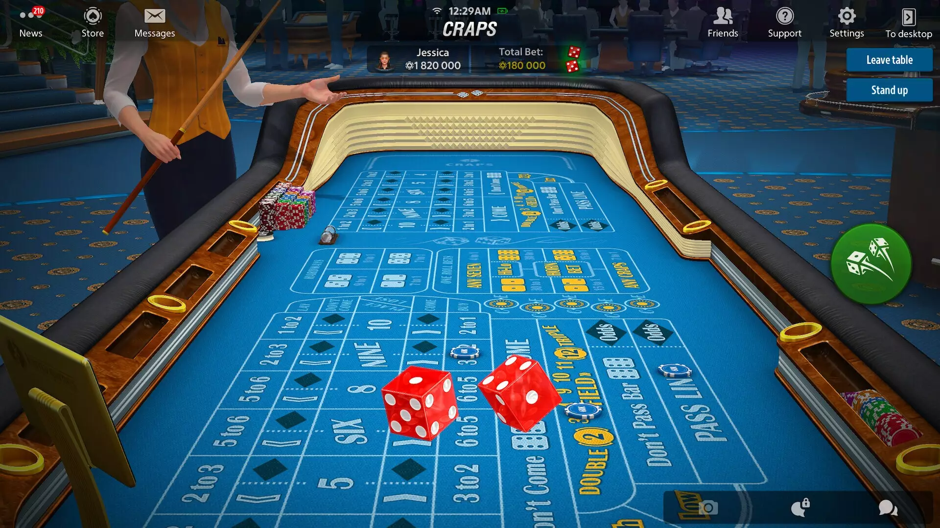 -Vegas Craps by Pokerist-游戏截图-好玩游戏库