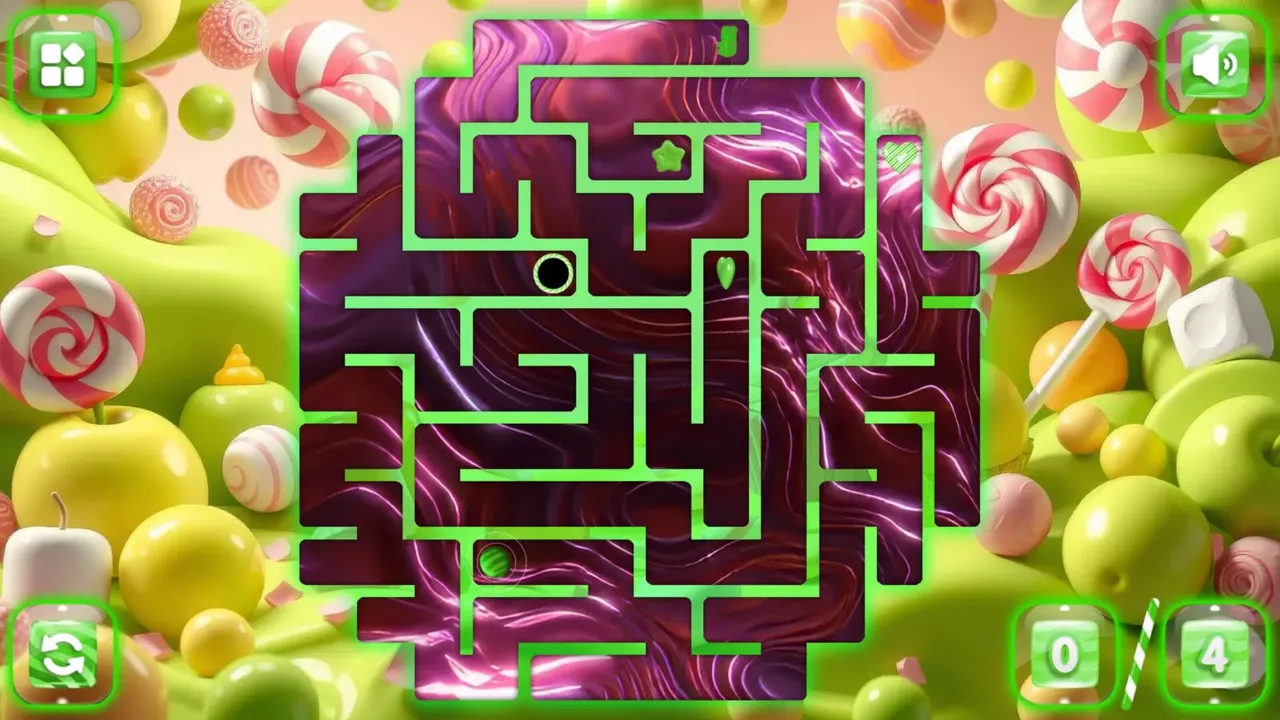 -Sweetie Candy Maze: Green Apple-游戏截图-好玩游戏库
