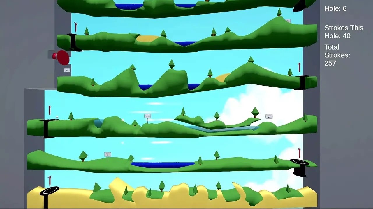 -Rocket Golf - Tap-游戏截图-好玩游戏库