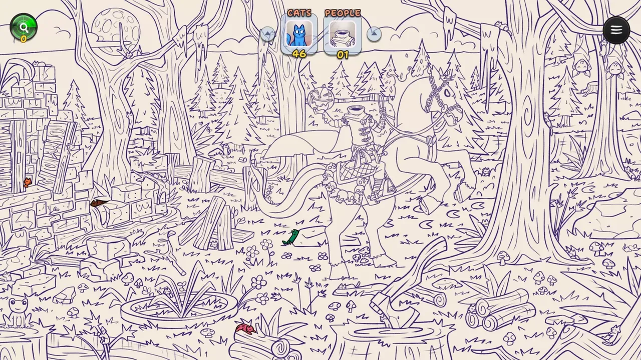灵隐村：寻猫绘色-Hidden Cats in Spooky Village-游戏截图-好玩游戏库