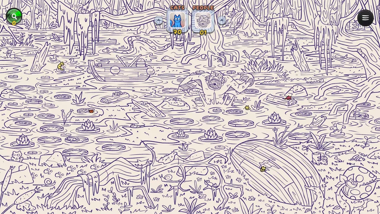 灵隐村：寻猫绘色-Hidden Cats in Spooky Village-游戏截图-好玩游戏库