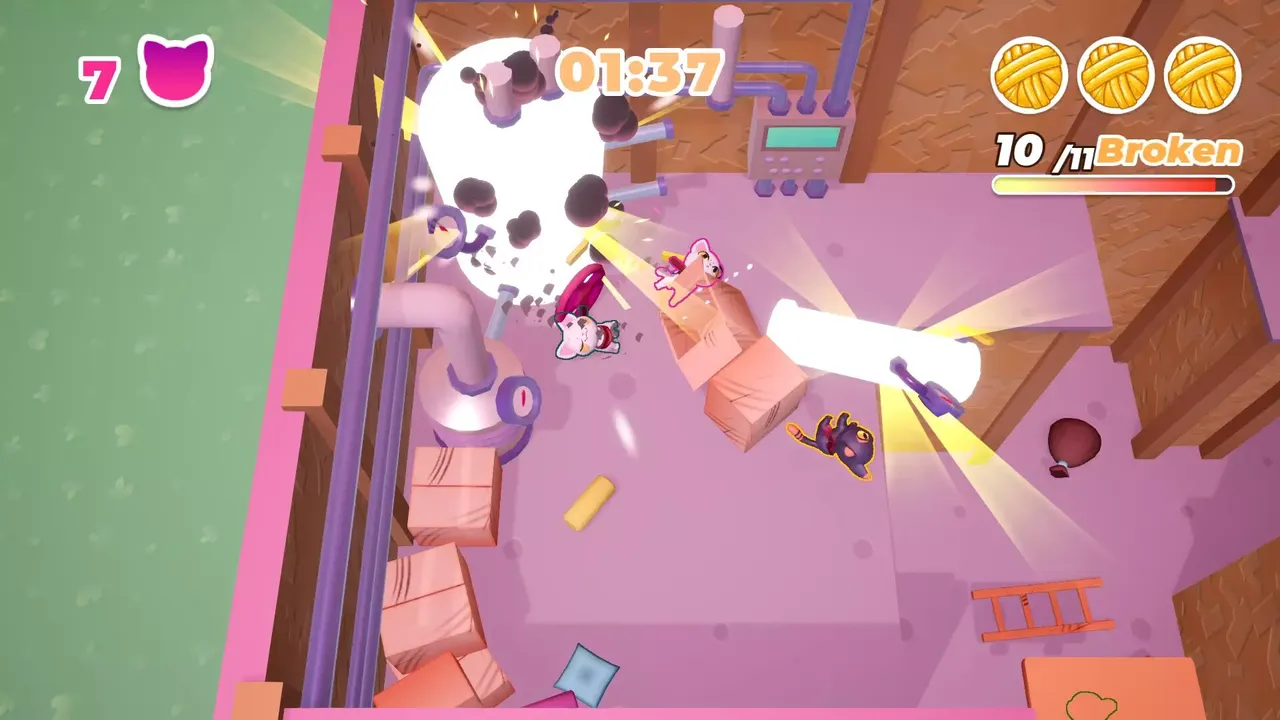 喵喵大暴走：翻滚破坏王-Neko Neko Rampage-游戏截图-好玩游戏库