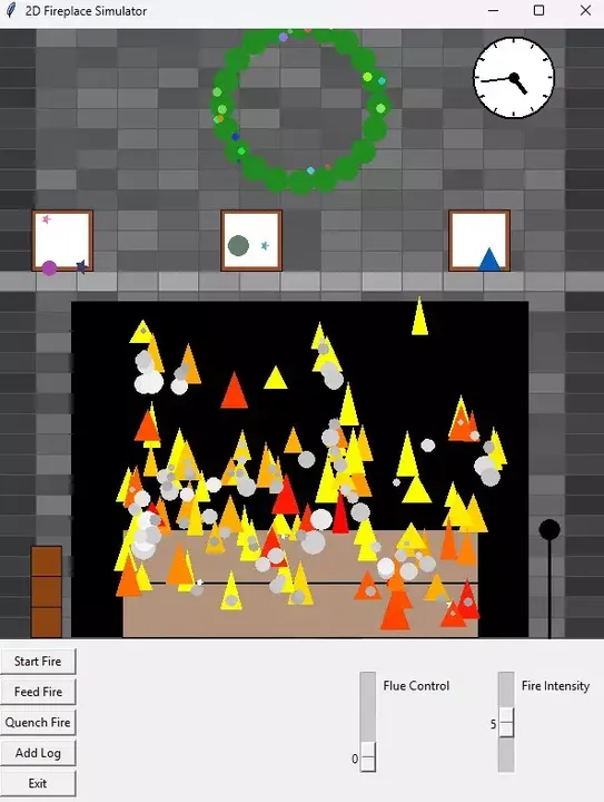 -2D Desktop Fireplace-游戏截图-好玩游戏库