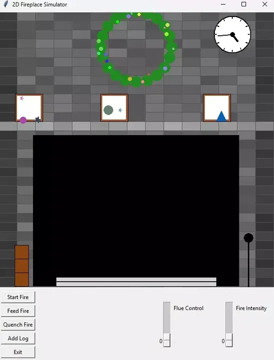 -2D Desktop Fireplace-游戏截图-好玩游戏库