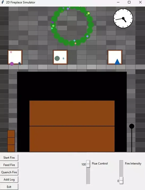 -2D Desktop Fireplace-游戏截图-好玩游戏库