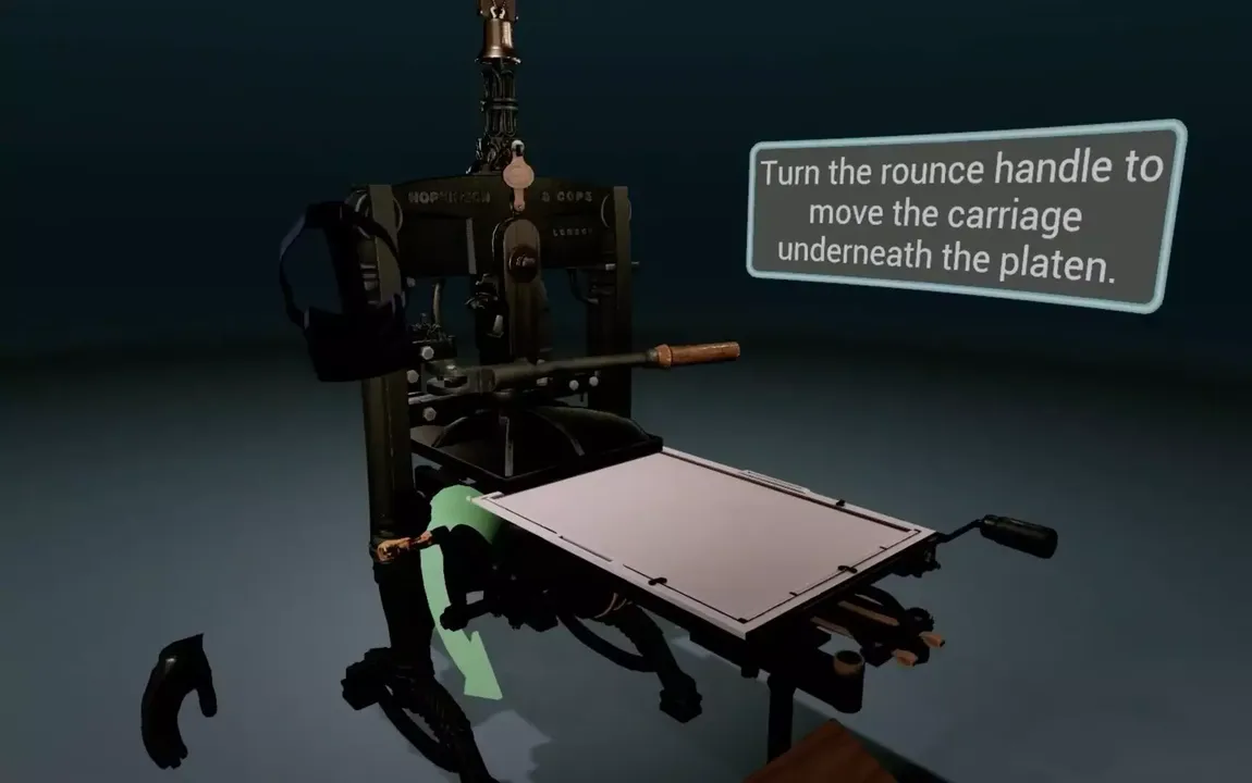 -19th-century Printing Press Experience VR-游戏截图-好玩游戏库