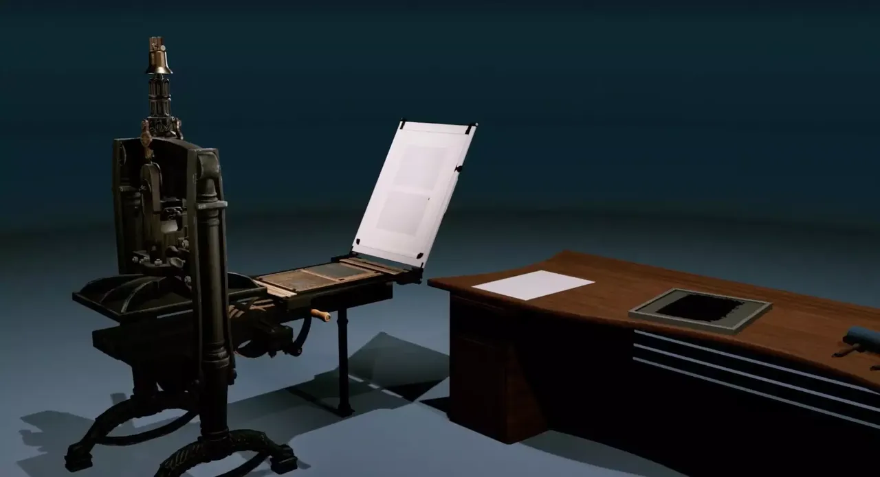 -19th-century Printing Press Experience VR-游戏截图-好玩游戏库