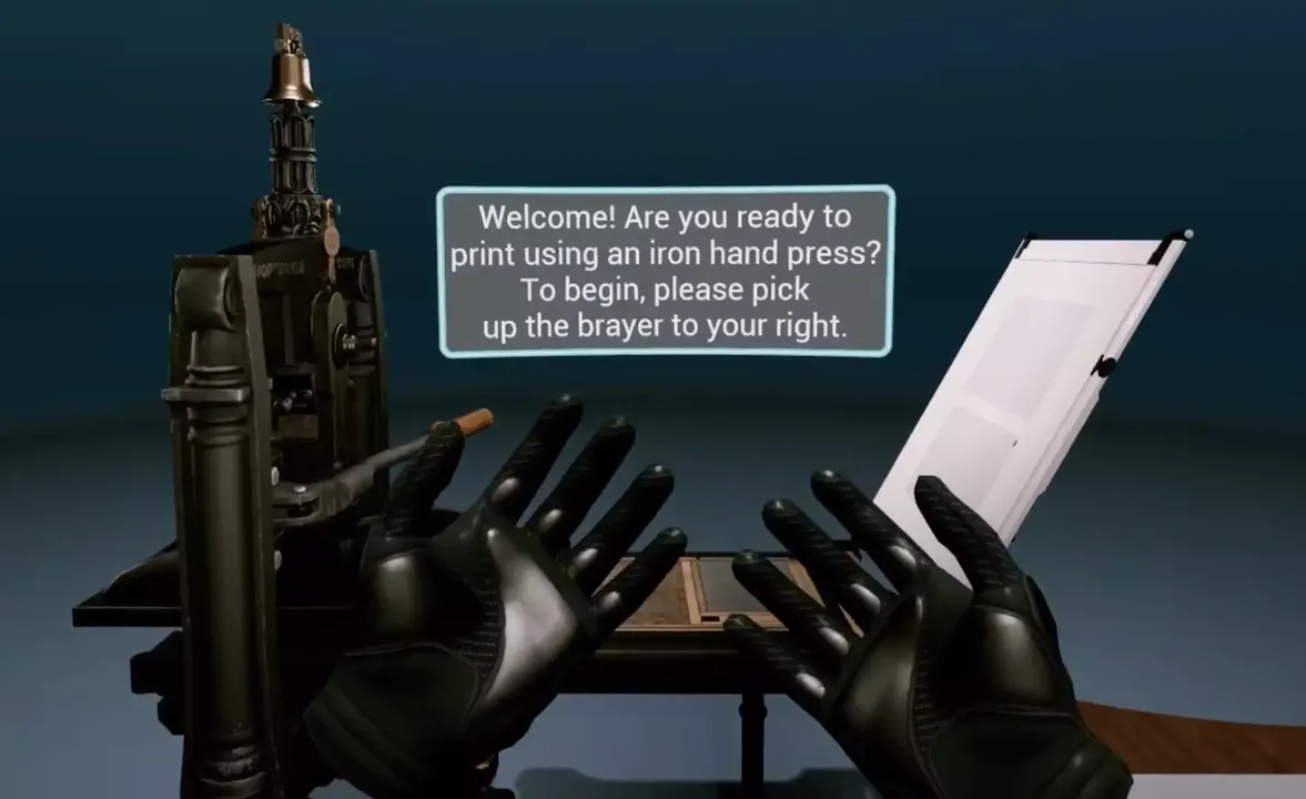 -19th-century Printing Press Experience VR-游戏截图-好玩游戏库