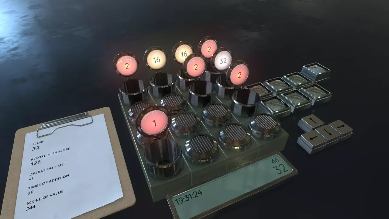-Stainless Steel 2048-游戏截图-好玩游戏库