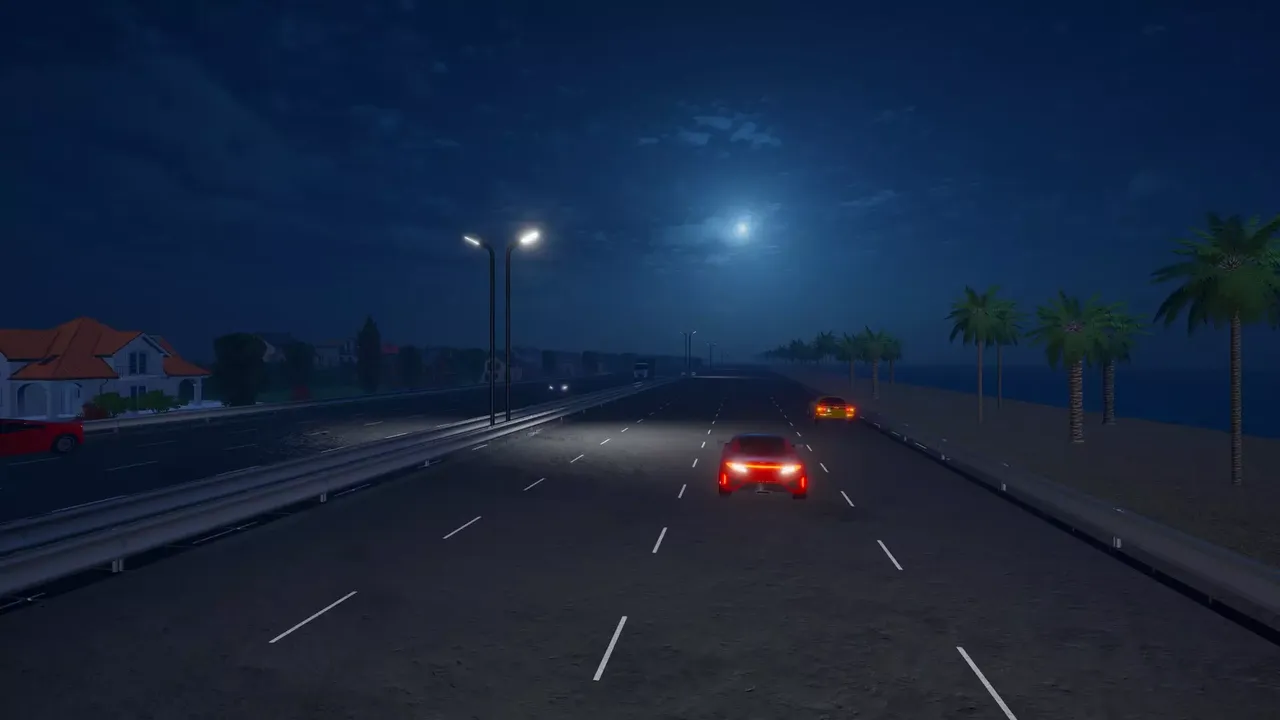 -Motorcycle Night Ride-游戏截图-好玩游戏库