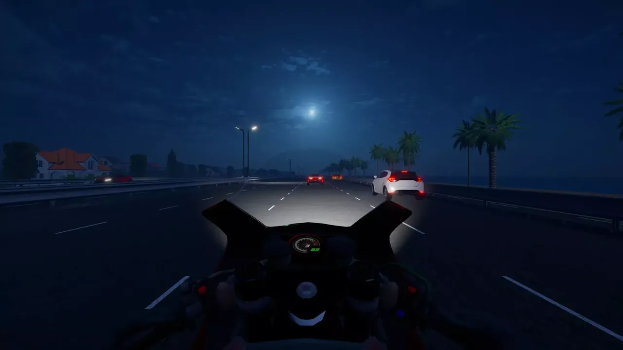 -Motorcycle Night Ride-游戏截图-好玩游戏库