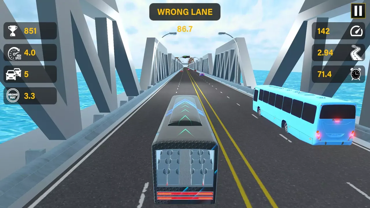 -Highway Bus Rush-游戏截图-好玩游戏库
