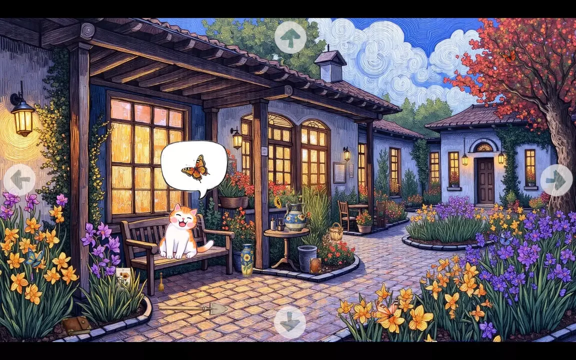 -Meow Time Machine: VAN GOGH-游戏截图-好玩游戏库