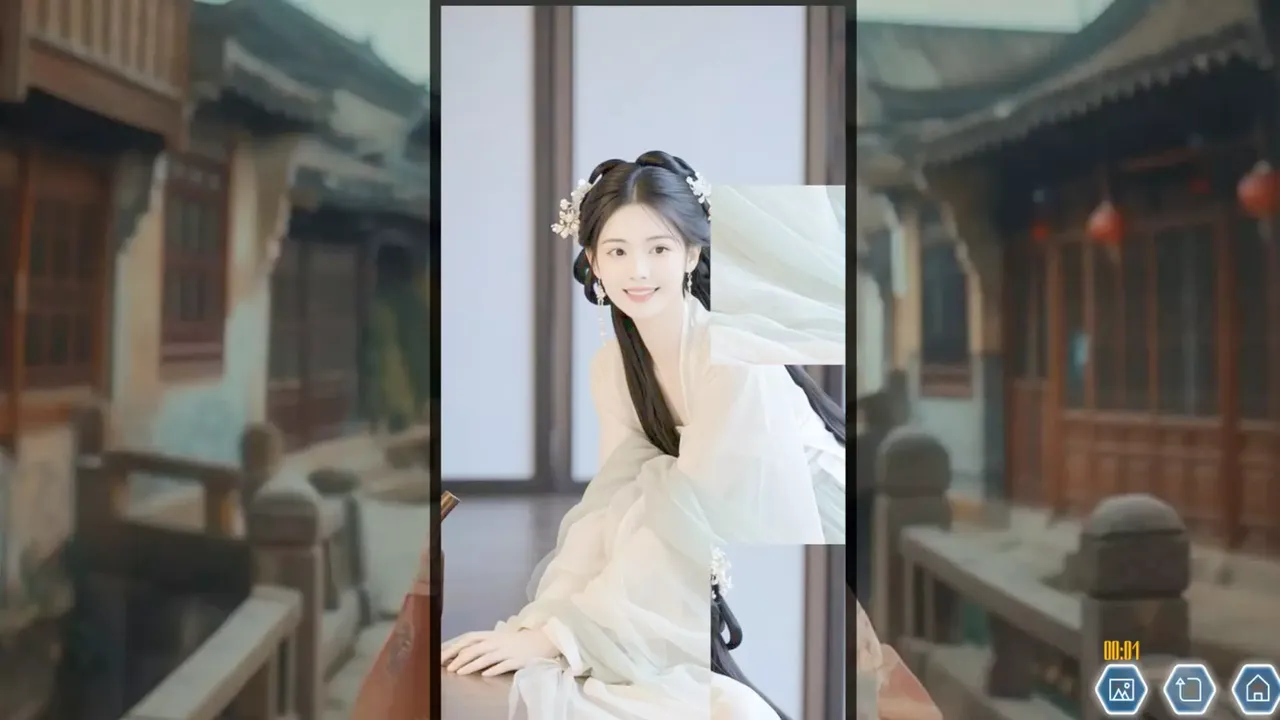 -Ancient Style Girl Dynamic Jigsaw Puzzle-游戏截图-好玩游戏库
